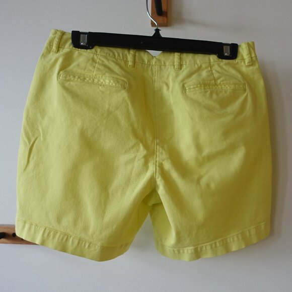 Boden  Women's citrus yellow chino shorts 6 8 - Picture 4 of 8